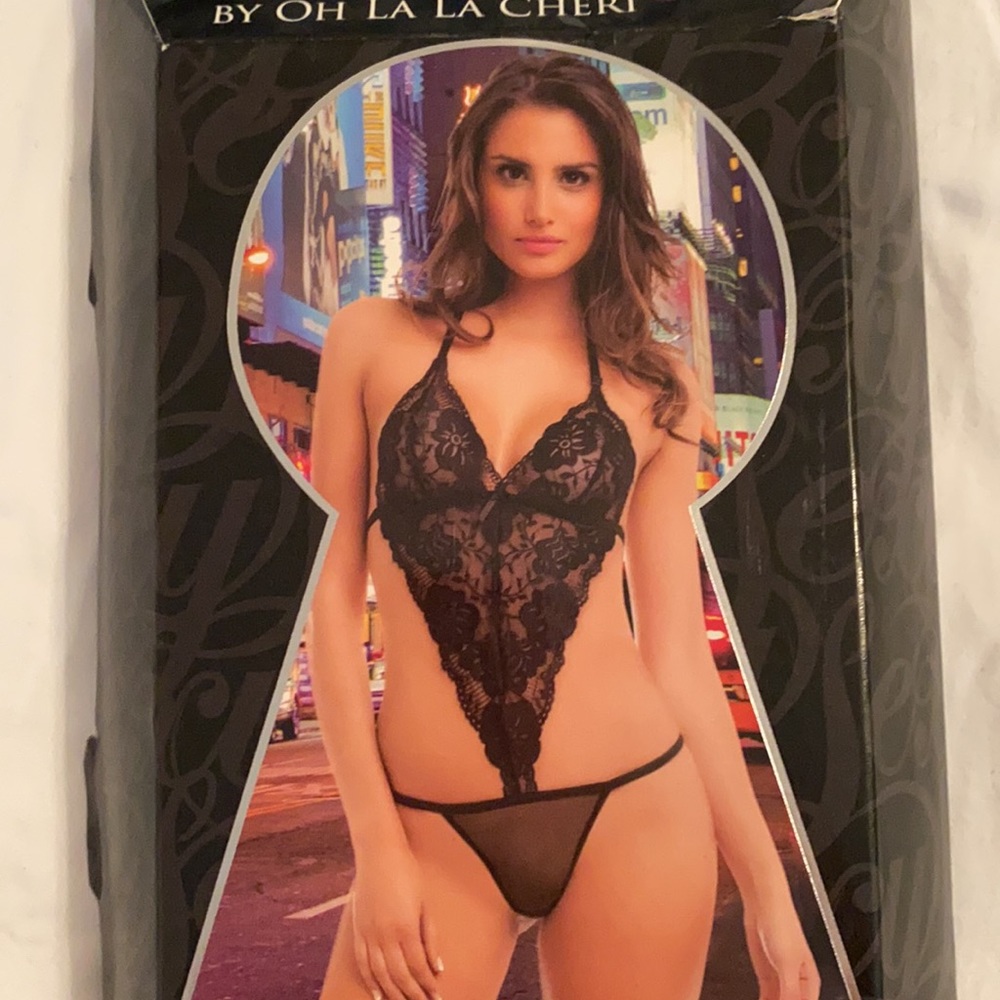 Tres Sexy Candace Lace Halter Teddy